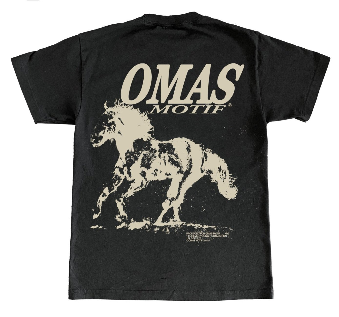 Second Summer Tee // BLK/EGGSHELL //