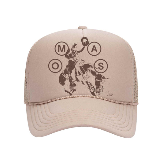 (KHAKI) Bullseye Trucker Hat